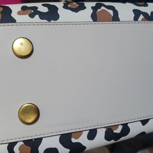 FOSSIL SATCHEL LEOPARD & WALLET - Picture 5 of 12